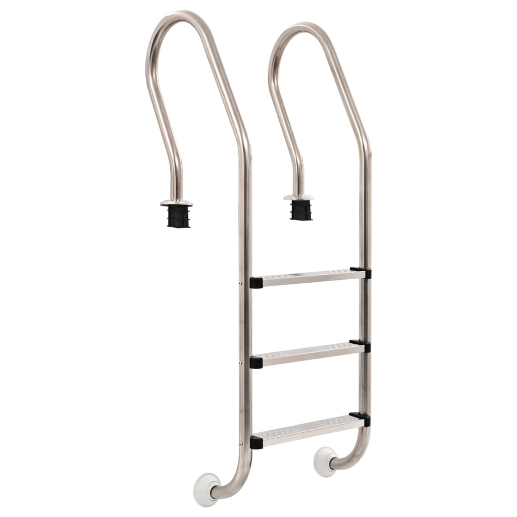 Vidaxl Swimming pool ladder with 3 sports 120 cm Stainless steel 304