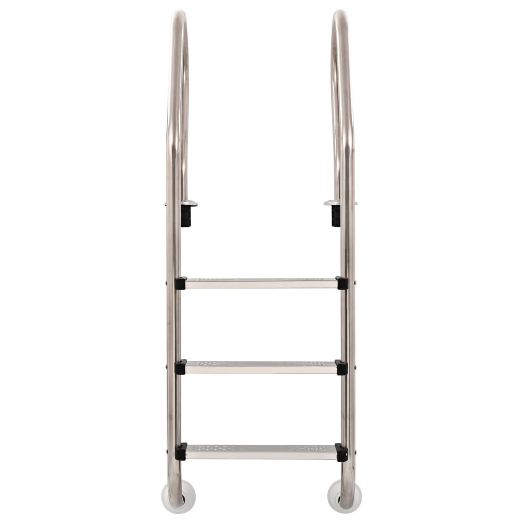 Vidaxl Swimming pool ladder with 3 sports 120 cm Stainless steel 304