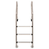 Vidaxl Swimming pool ladder with 3 sports 120 cm Stainless steel 304