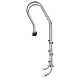 Échelle de piscine Vidaxl avec 3 sports en acier inoxydable de 120 cm 304