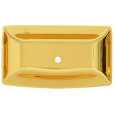 VIDAXL WASHBAIN 71X38X13,5 CM Keramik Gold gefärbt