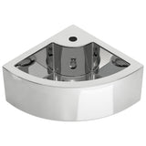 Vidaxl Washingin avec atterrissage 45x32x12,5 cm en céramique argent couleur