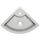 Vidaxl Washingin avec atterrissage 45x32x12,5 cm en céramique argent couleur