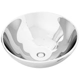 Vidaxl WashBasin 32,5x14 cm keramične srebrne barve