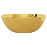 Vidaxl Washbasin 28x10 cm en céramique or de couleur