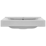 Vidaxl Washingin avec atterrissage 60x46x16 cm en céramique argenté de couleur