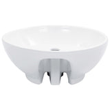 Vidaxl Washbasin con atterraggio 46.5x18 cm bianco ceramico