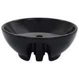 Vidaxl Washingin avec atterrissage 46,5x18 cm Black en céramique