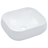 Vidaxl Washbasin 44.5x39.5x14.5 cm Céramique blanc