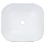 Vidaxl Washbasin 44.5x39.5x14,5 cm keramična bela