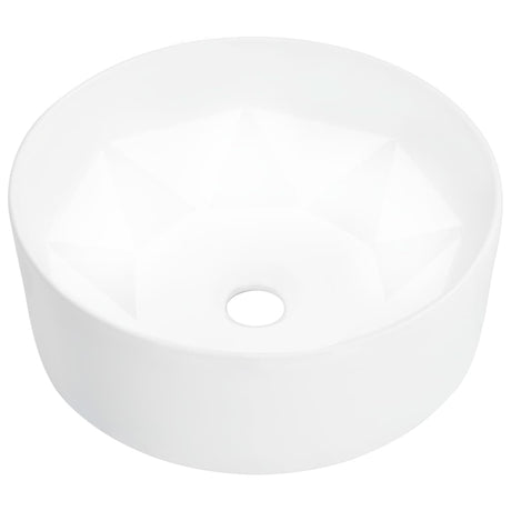 Vidaxl Washbasin 36x14 cm Céramique blanc