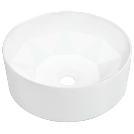 Vidaxl Washbasin 36x14 cm Céramique blanc