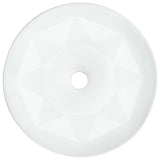 Vidaxl Washbasin 36x14 cm Céramique blanc
