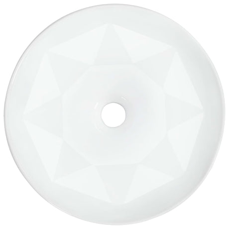 Vidaxl Washbasin 36x14 cm Céramique blanc