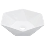 Vidaxl Washbasin 41x36.5x12 cm keramična bela