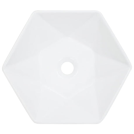 Vidaxl Washbasin 41x36.5x12 cm Céramique blanc
