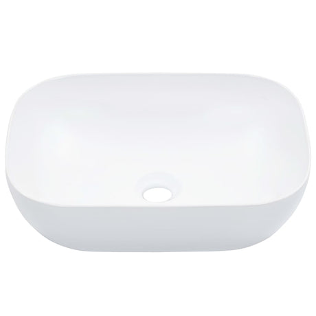 Vidaxl Washbasin 45.5x32x13 cm Céramique blanc