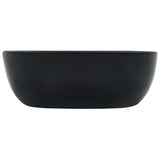 Vidaxl Washbasin 42.5x42.5x14,5 cm Black en céramique