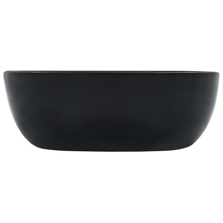 Vidaxl Washbasin 42.5x42.5x14,5 cm Black en céramique