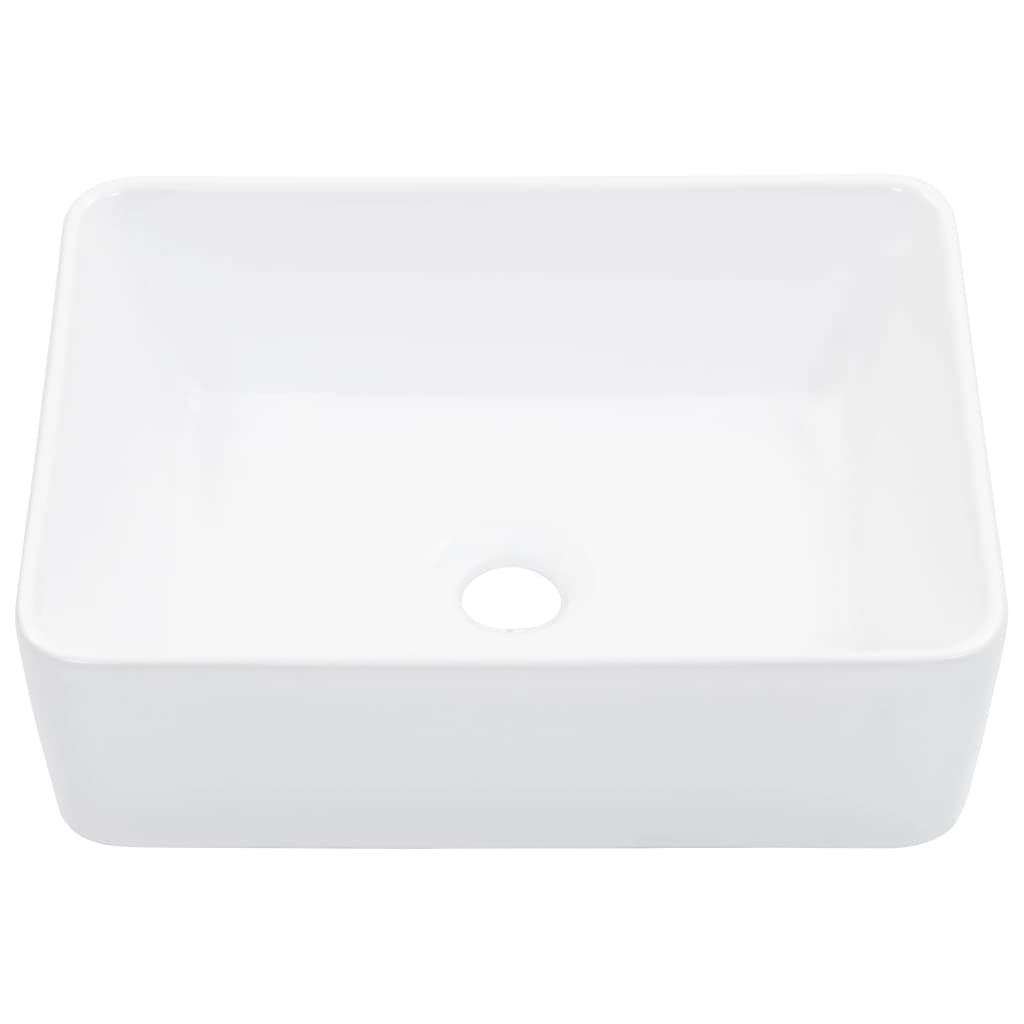 Vidaxl Washbasin 40x30x13 cm ceramiczna biała