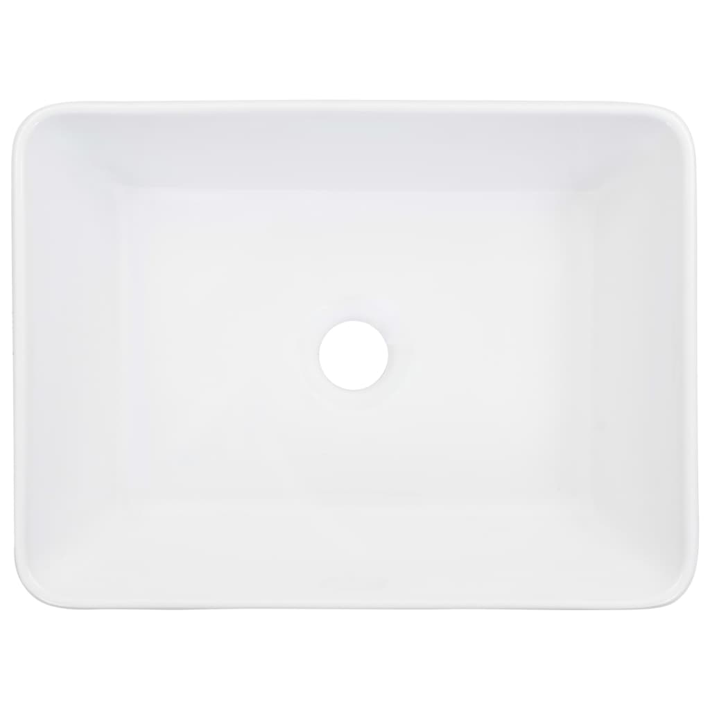 Vidaxl Washbasin 40x30x13 cm de cerámica blanca