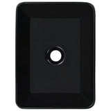 VidaXL Washbasin 40x30x13 cm Ceramic Black