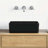 Vidaxl Washbasin 40x30x13 cm en céramique noir