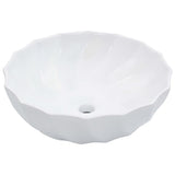 Vidaxl Washbasin 46x17 cm Céramique blanc