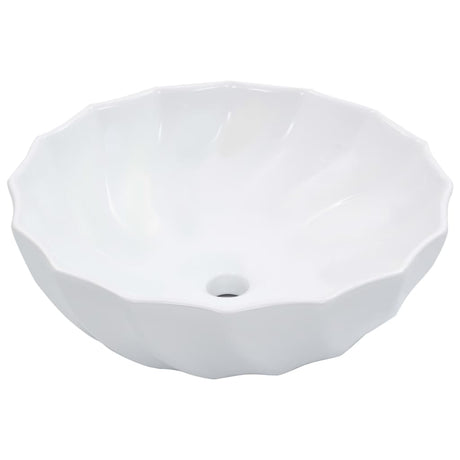 Vidaxl Washbasin 46x17 cm Céramique blanc