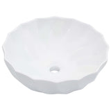Vidaxl Washbasin 46x17 cm Céramique blanc