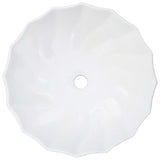 Vidaxl Washbasin 46x17 cm Céramique blanc