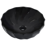 Vidaxl Washbasin 46x17 cm Black en céramique