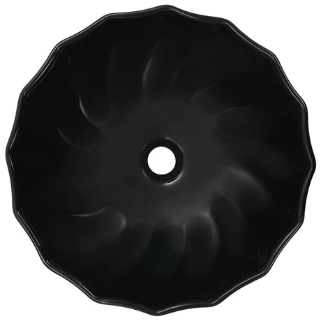 Vidaxl Washbasin 46x17 cm Black en céramique