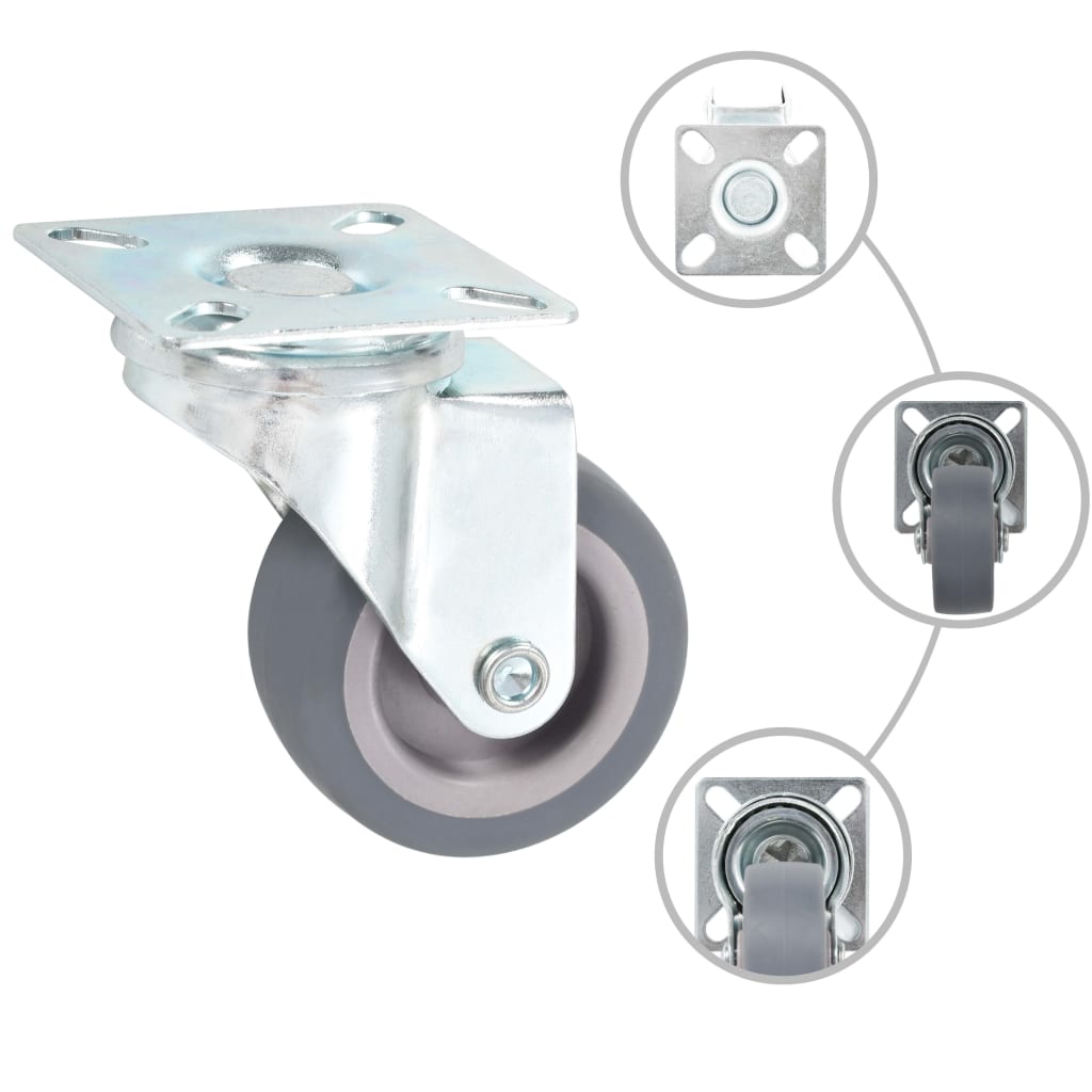Vidaxx roulettes pivotantes 4 pièces 50 mm