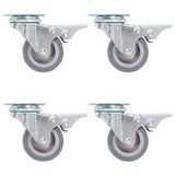 Vidaxx roulettes pivotantes avec double frein 4 pcs 50 mm