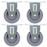 Vidaxx roues fixes 4 pcs 75 mm