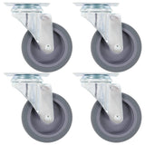 Vidaxx roulettes pivotantes 4 pièces 75 mm