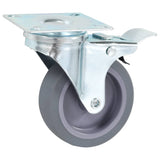 Vidaxl Swivel Wheels med doble bremser 4 stk 75 mm