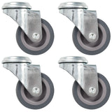 Vidaxl swivel wheels with bolt holes 4 st 50 mm