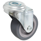 Vidaxl roulettes pivotantes avec trous de boulons 4 pcs 50 mm