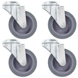 VidaXL swivel wheels with bolt holes 4 st 75 mm