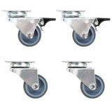 Vidaxl roulettes doubles pivotantes 4 pcs 50 mm