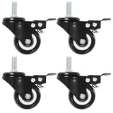 Vidaxx roulettes pivotantes avec freins 4 pcs 50 mm
