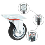 Vidaxx roulettes pivotantes 4 pièces 75 mm