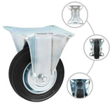 Vidaxx roues fixes 4 pcs 100 mm