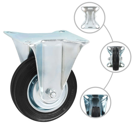 Vidaxx roues fixes 4 pcs 100 mm