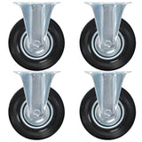 Vidaxx roues fixes 4 pcs 125 mm