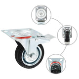 Vidaxx roulettes pivotantes 4 pièces 75 mm