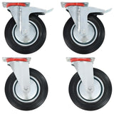Vidaxx roulettes pivotantes 4 pièces 200 mm