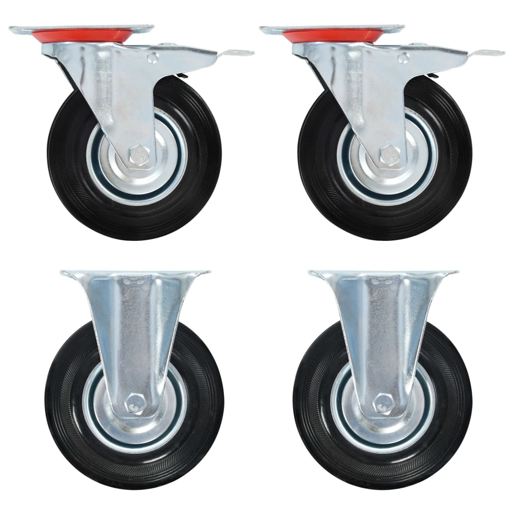 Roues VidaXL 4 pièces 125 mm